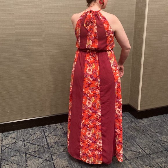 Full length Modcloth halter dress - Picture 2 of 8